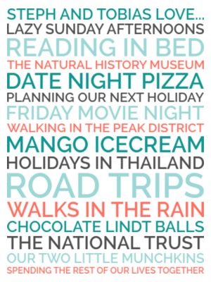 personalised poster preview