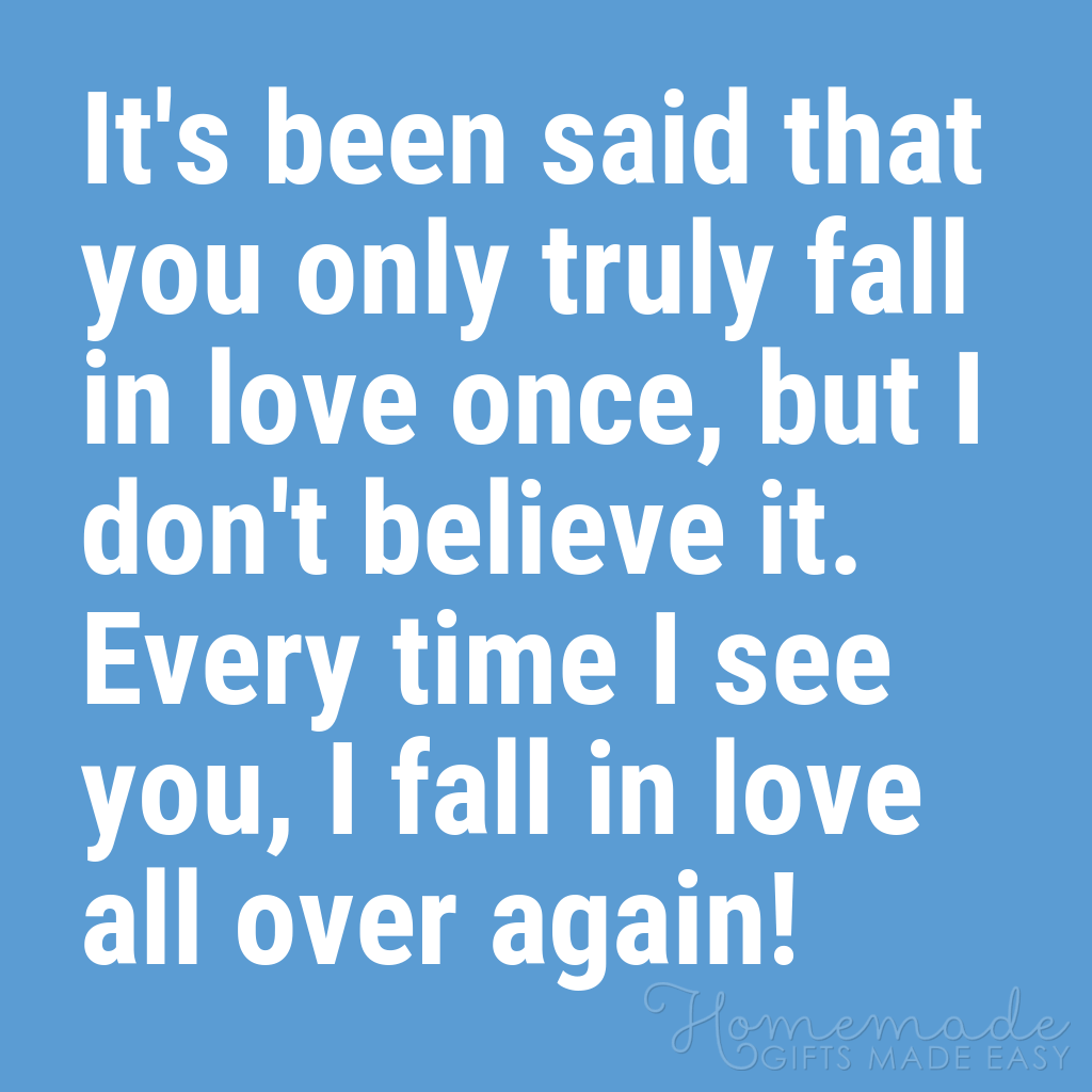 cute boyfriend quotes fall in love over again