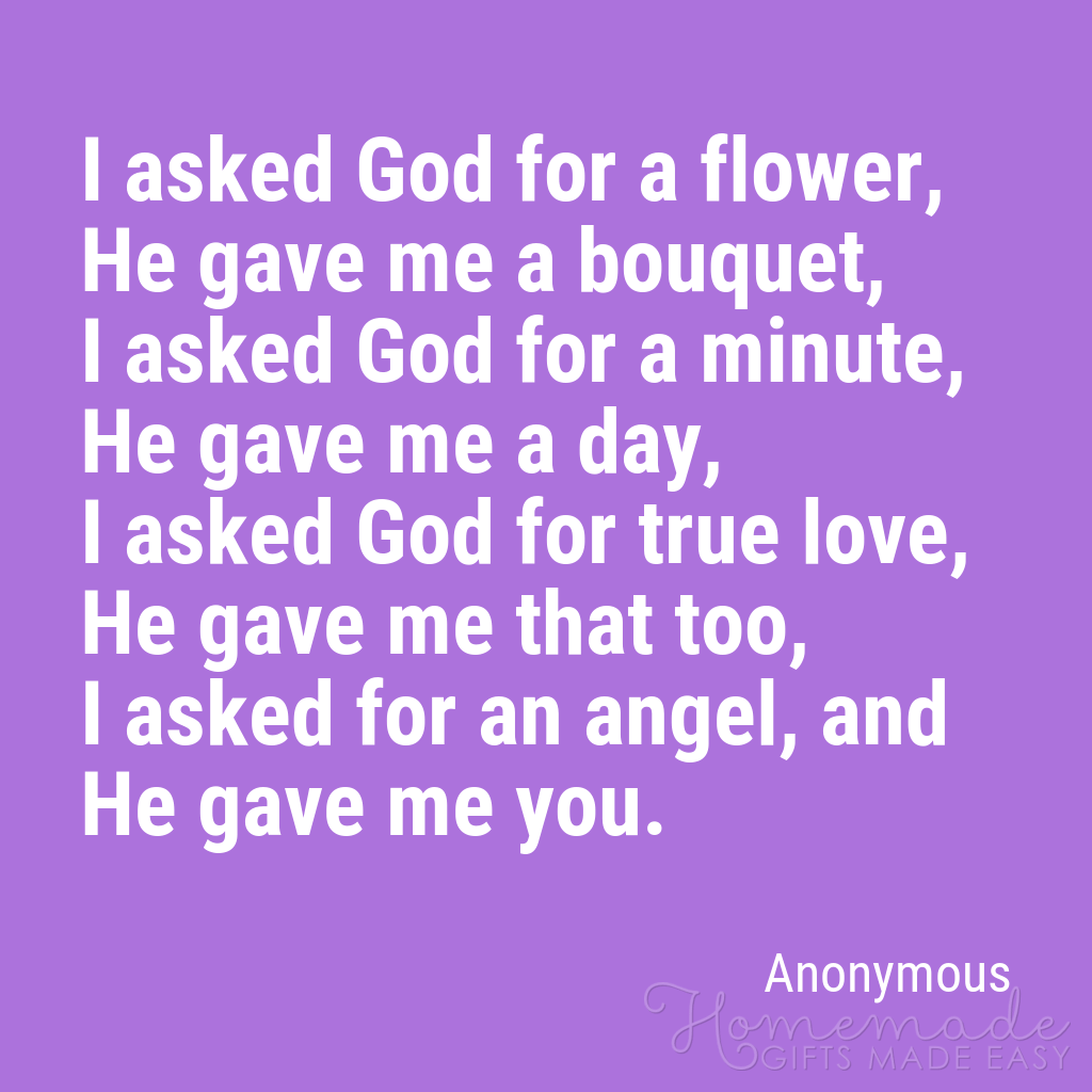 boyfriend quotes cute god gave he him gifts flower