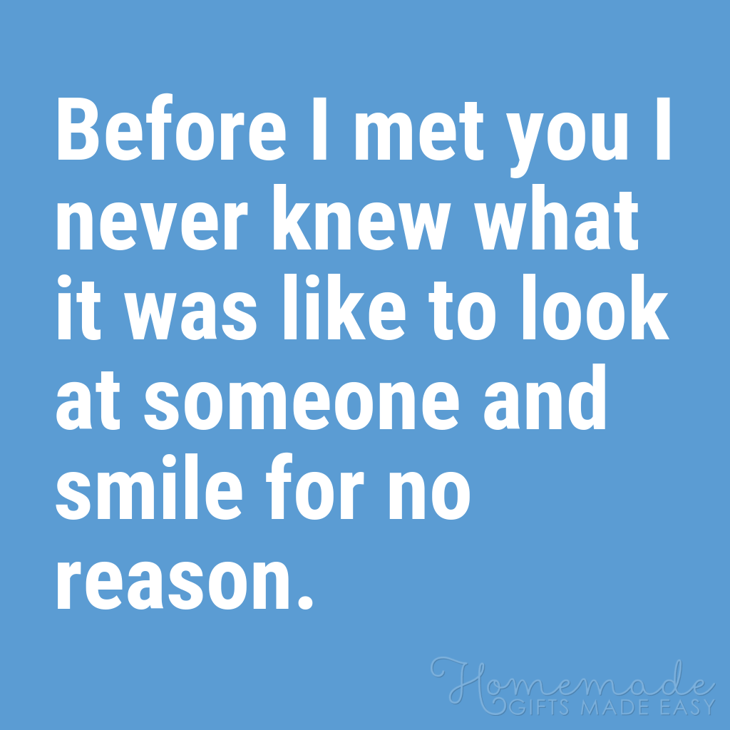 cute boyfriend quotes smile for no reason