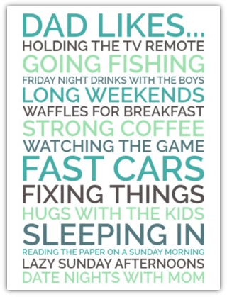 dad likes poster preview