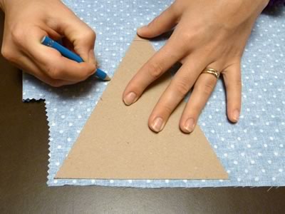 how to make decorative bunting step 1