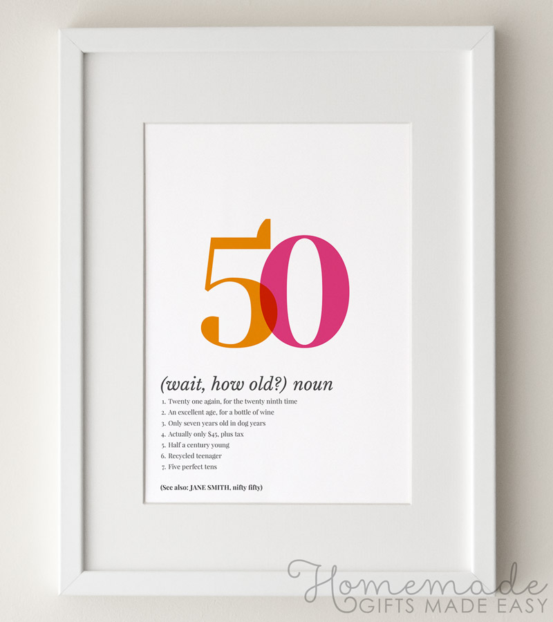 50th Birthday Gifts for Women, Funny Gifts for 50th Birthday for