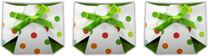 Baby Diaper Card Template And Instructions