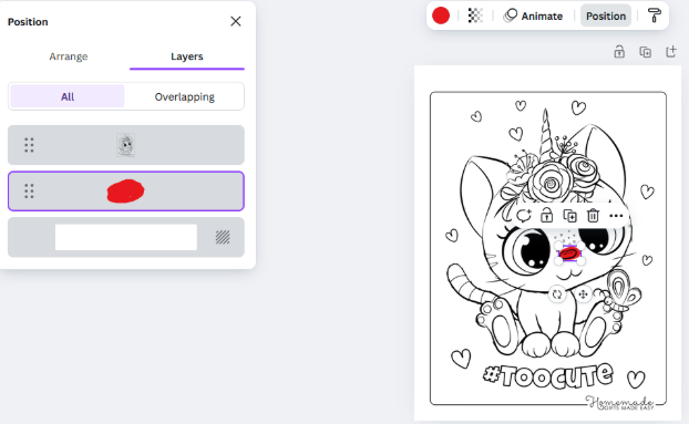 Digital Coloring in Canva Tutorial