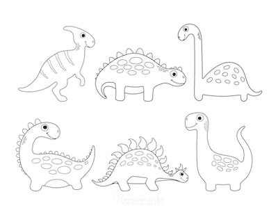  Dinosaur Coloring Pages Cute  Best HD