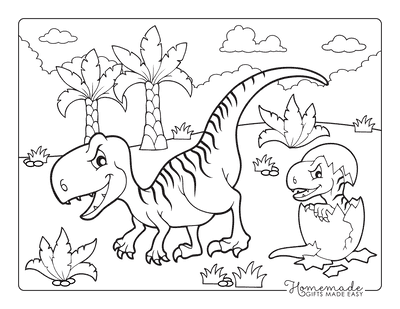 Dinosaur games - Dinosaur coloring pages