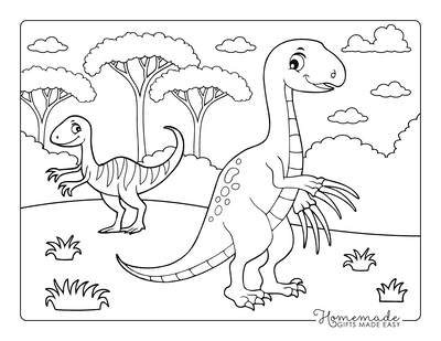 Best Dinosaur Coloring Pages for Kids & Adults