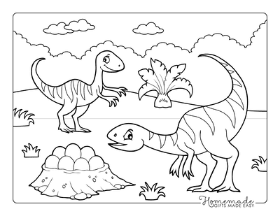 Dinosaur Egg Coloring Pages - Free & Printable!