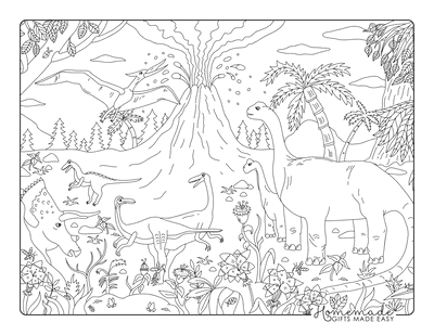 Cute Dinosaur Runner coloring page