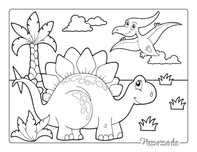 Download 128 Best Dinosaur Coloring Pages Free Printables For Kids