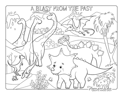 Free Printable Dinosaur Coloring Pages for Kids  Tims Printables