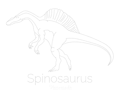 Dinosaur Coloring Pages Spinosaurus Tracing Picture