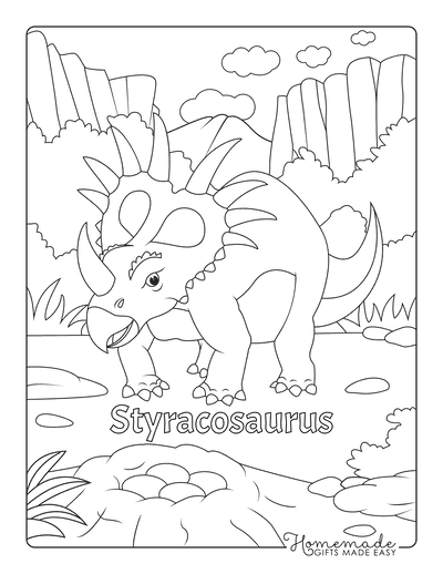 Download 128 Best Dinosaur Coloring Pages Free Printables For Kids