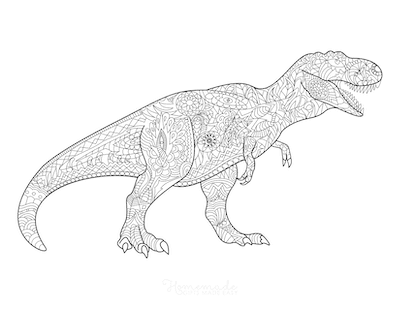 Download 128 Best Dinosaur Coloring Pages Free Printables For Kids