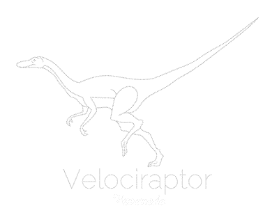 Dinosaur Coloring Pages Velociraptor Tracing Picture
