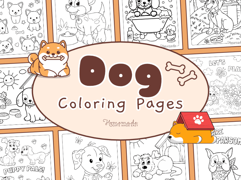 free printable dog coloring pages