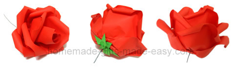 dollar bill rose red finished