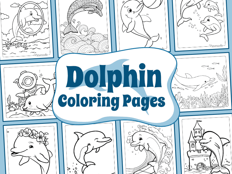 Dolphin Coloring Pages