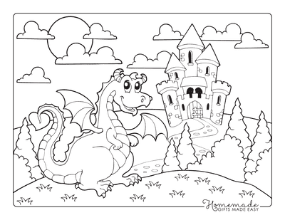 56 Dragon Coloring Pages | Free Printables for Kids & Adults