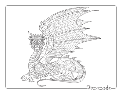 Dragon Coloring Pages - Our 26 Free Dragons to Print and Color