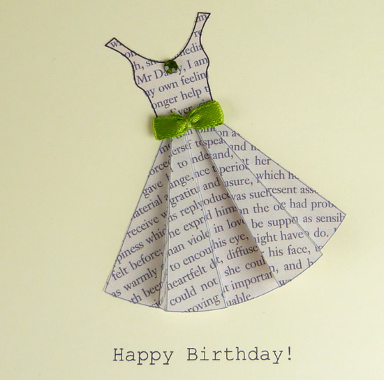dress card template