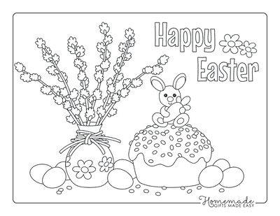 Easter Coloring Pages Easter Decorations