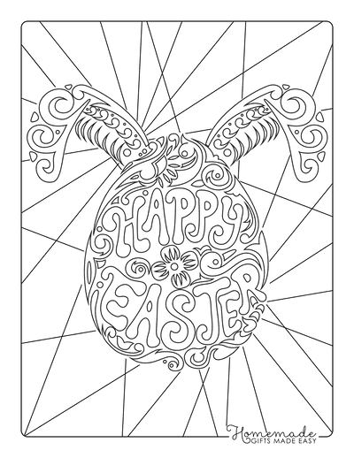 42 Easter Bunny Coloring Pages For Kids Adults Free Printables