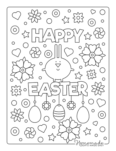 Download 100 Easter Coloring Pages For Kids Free Printables