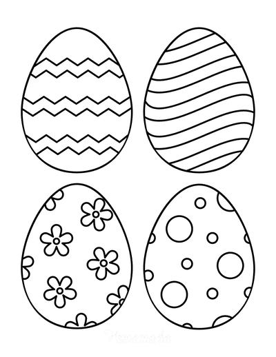 Easter Egg Pattern Stencil