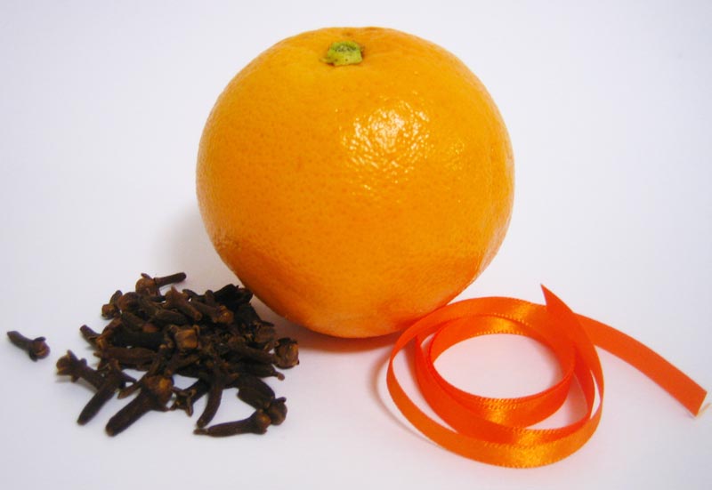 easy to make christmas decorations clove orange materials
