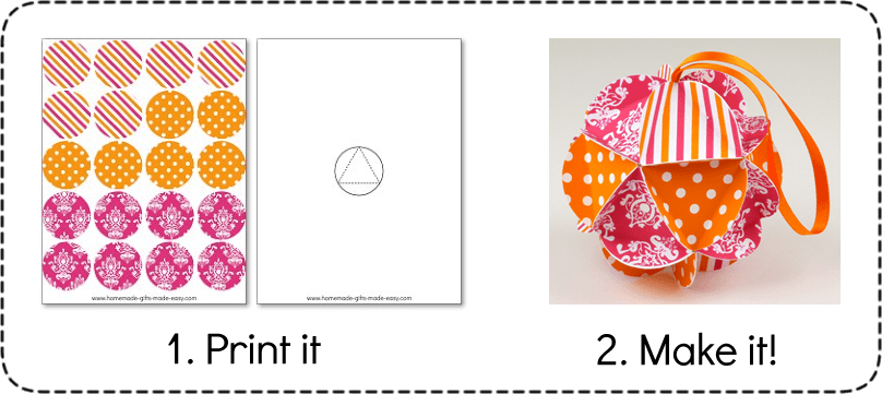 Make Christmas Ornaments - Printable Paper