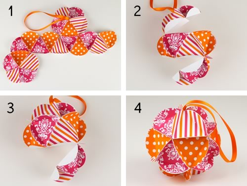 easy to make christmas ornaments geodesic step 8 final assembly