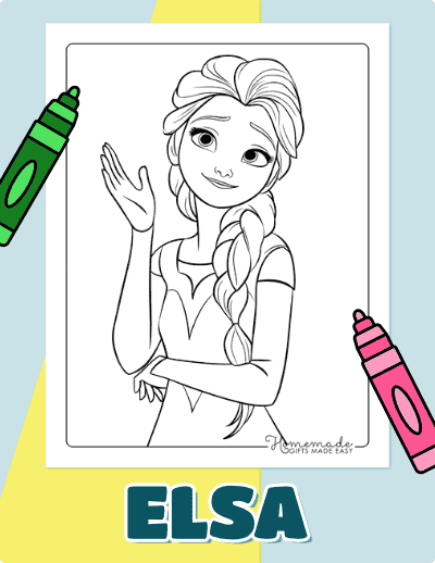 Elsa Coloring Pages