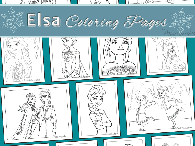 Free Printable Elsa Coloring Pages