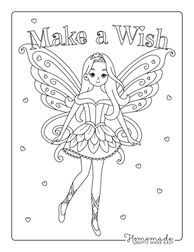 Fairy 2 Coloring Page  Free Printable Coloring Pages for Kids