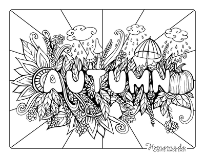 96 Best Autumn & Fall Coloring Pages - Free PDF Printables for Kids