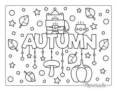 Fall Time Activities - Do-A-Dot Coloring Pages - Dot Marker Activity Sheets