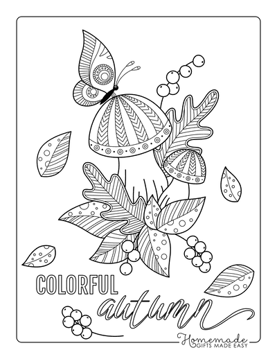 FREE Fall Mini Books and 12 Coloring Pages