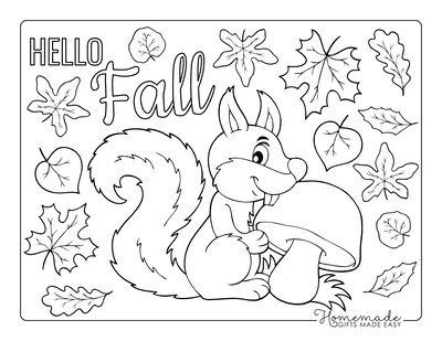 96 Best Autumn Fall Coloring Pages Free Pdf Printables For Kids