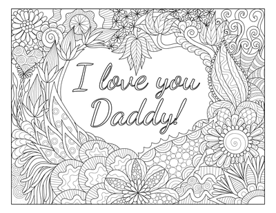 65 Dad Coloring Pages For Adults  Latest HD