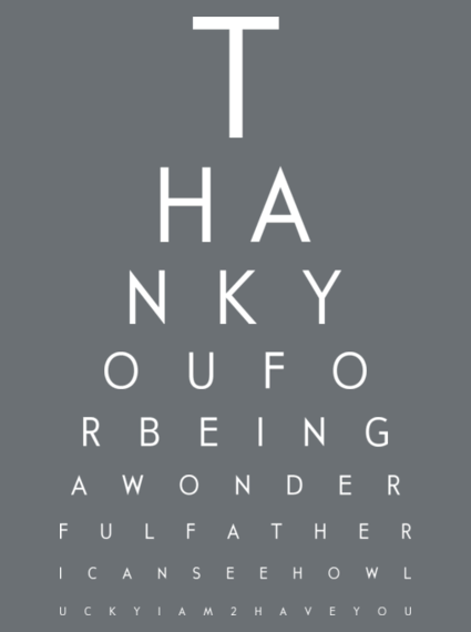 Mother S Day Eye Chart