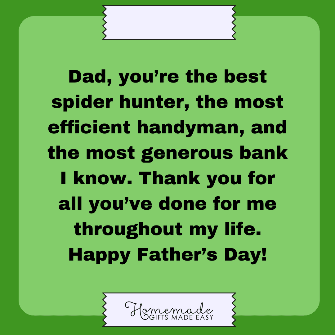 Wishes & Kisses Handmade Greetings Card - Dad: Noun Wishes & Kisses Handmade Greetings Card - Dad: Noun