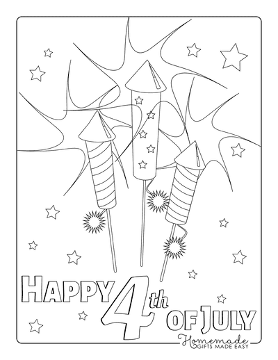 Fourth of July Coloring Pages