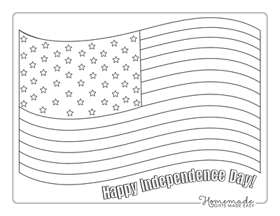 Fourth of July Coloring Pages Happy Independence Day Us American Flag