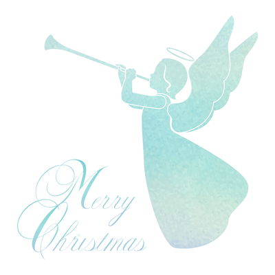 Free Printable Christmas Cards Merry Angel