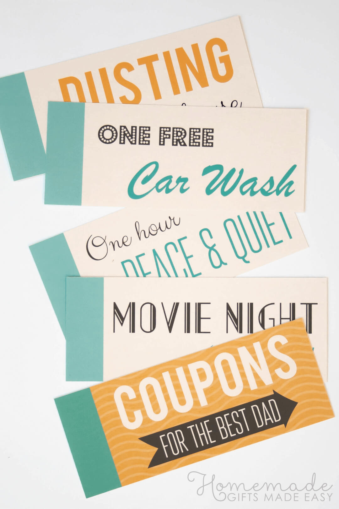 Free Printable Fathers Day Coupons for your Dad