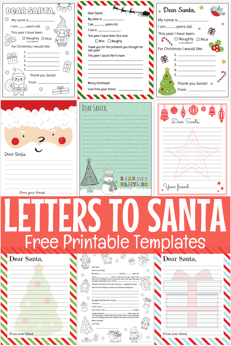  Holiday Wrapping Paper- Letter from Santa! Write Your