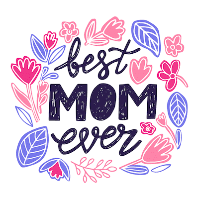Free Printable Mothers Day Cards Best Mom Purple Pink