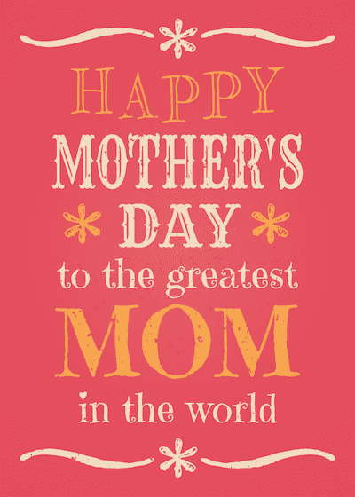Free Printable Mothers Day Cards Greatest Mom